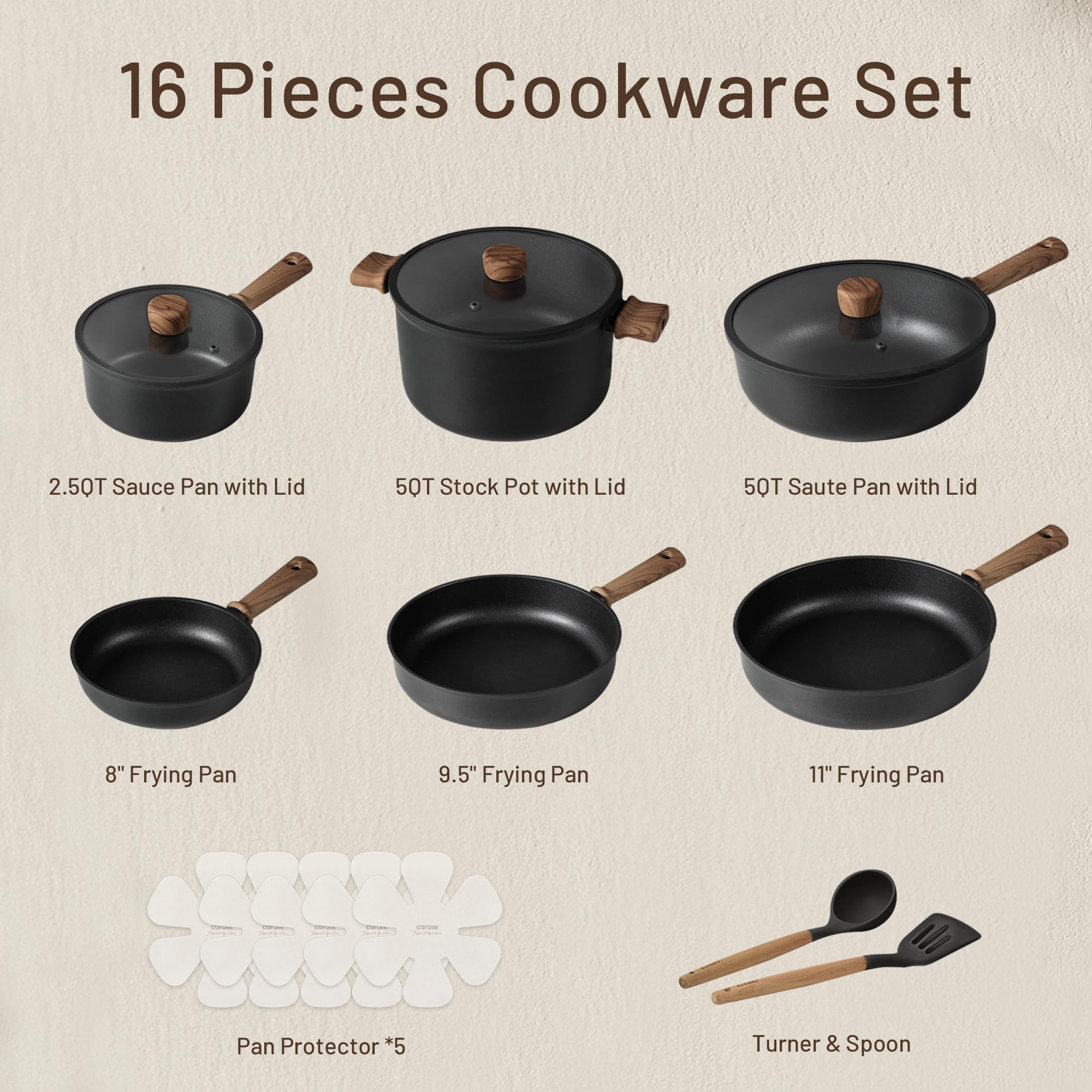 Titanium™Nonstick Cookware Set